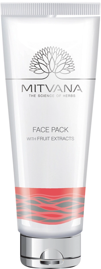 Маска для обличчя з екстрактом фруктів - Mitvana Face Pack With Fruit Extracts, 100 мл - фото N1