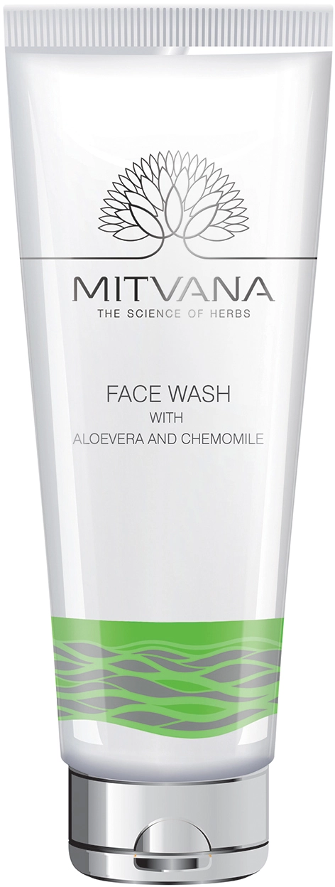 Средство для умывания с алоэ и ромашкой - Mitvana Face Wash With Aloe Vera And Chamomile, 50 мл - фото N1