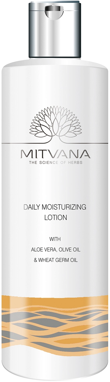 Зволожуючий лосьйон для обличчя - Mitvana Daily Moisturizing Lotion with Aloe vera, Olive oil & Wheat germ oil, 200 мл - фото N1
