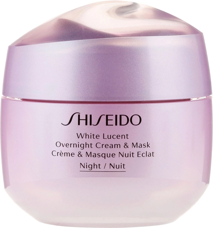Ночной крем-маска для лица - Shiseido White Lucent Overnight Cream & Mask, 75 мл - фото N1