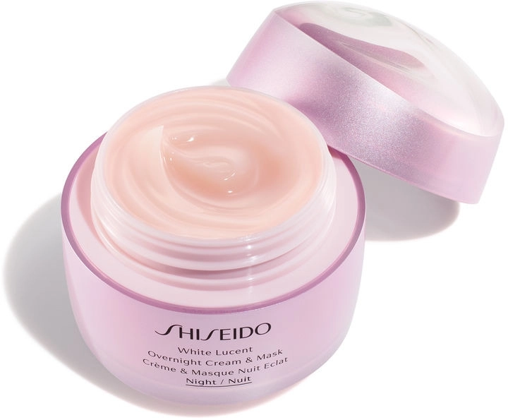 Ночной крем-маска для лица - Shiseido White Lucent Overnight Cream & Mask, 75 мл - фото N3