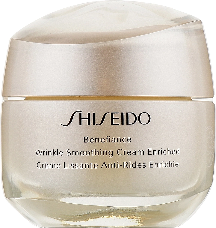 Поживний крем для обличчя, що розгладжує зморшки - Shiseido Benefiance Wrinkle Smoothing Cream Enriched, 50 мл - фото N1