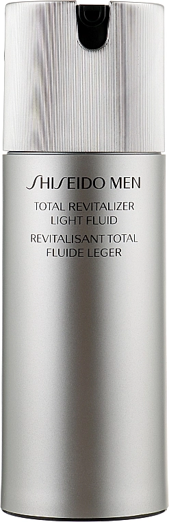 Комплексный омолаживающий флюид для лица мужской - Shiseido Men Total Revitalizer Light Fluid, 70 мл - фото N3