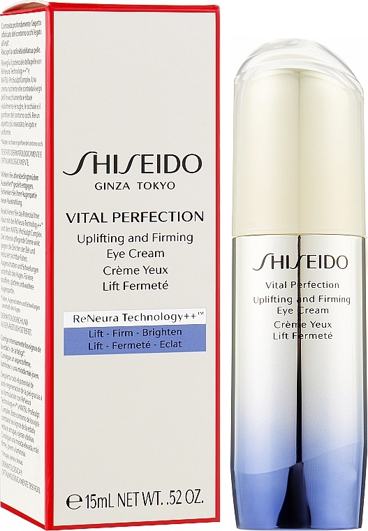 Ліфтинг-крем для повік - Shiseido Vital Perfection Uplifting And Firming Eye Cream, 15 мл - фото N2
