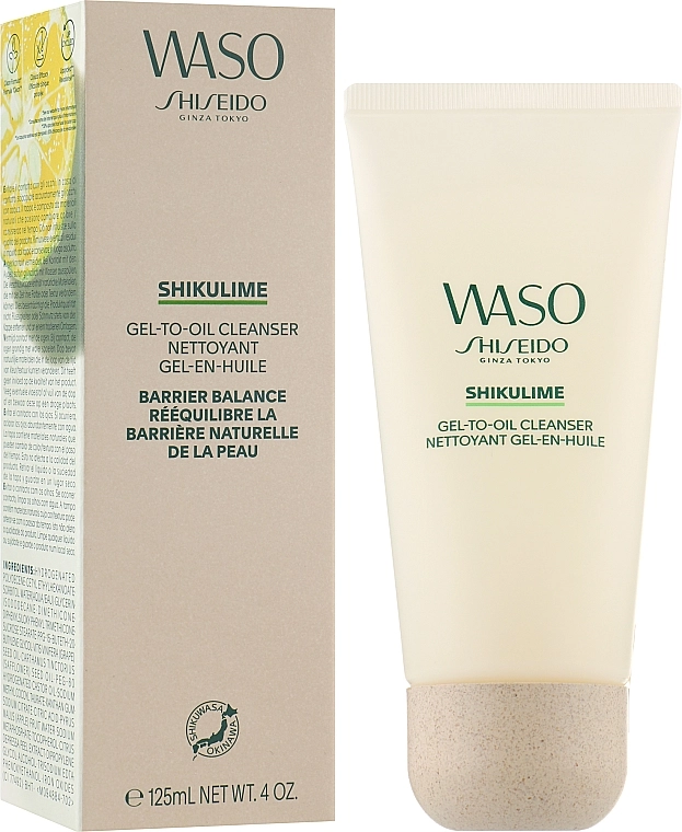 Засіб для зняття макіяжу - Shiseido Waso Shikulime Gel-to-Oil Cleanser, 125 мл - фото N2