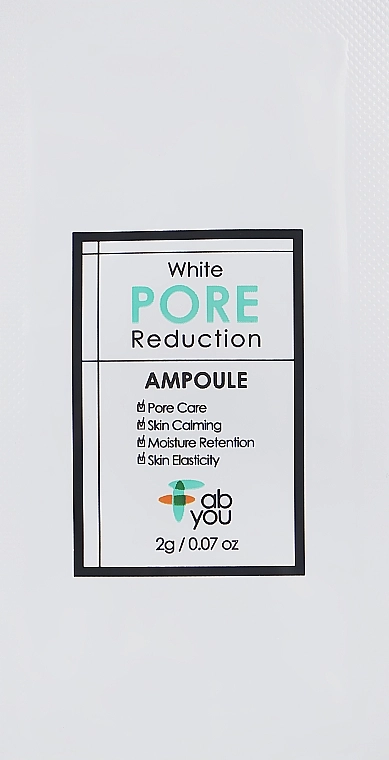 Ампульна сироватка для зменшення пор - Fabyou White Pore Reduction Ampoule, пробник, 2 г - фото N1
