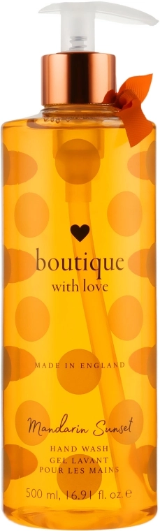 Жидкое мыло "Мандариновый закат" - Grace Cole Boutique With Love Hand Wash Mandarin Sunset, 500 мл - фото N1