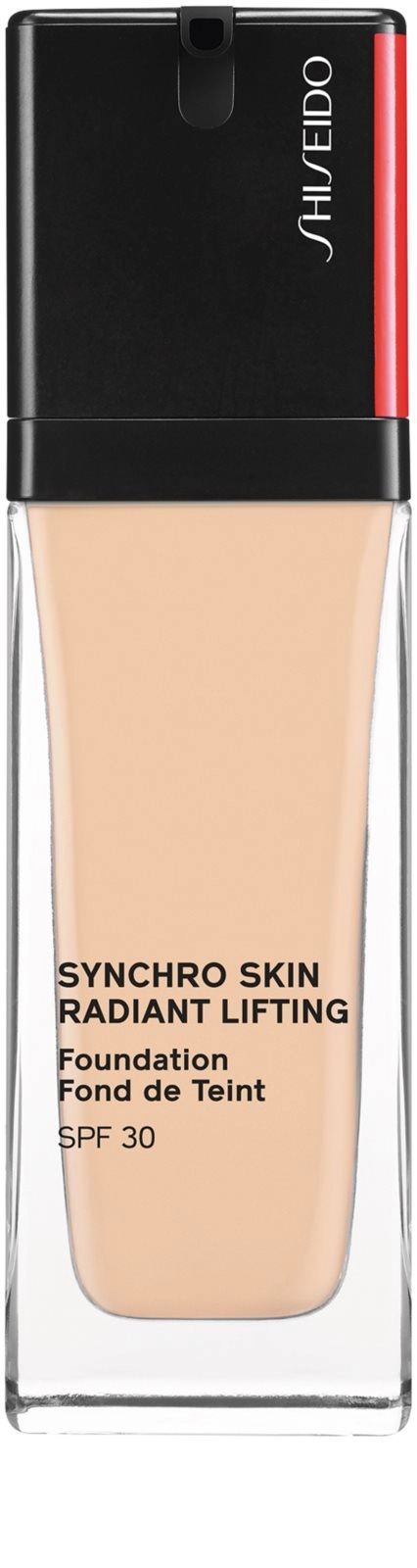 Стійкий тональний крем - Shiseido Synchro Skin Radiant Lifting Foundation SPF 30, 220 Linen, 30 мл - фото N1