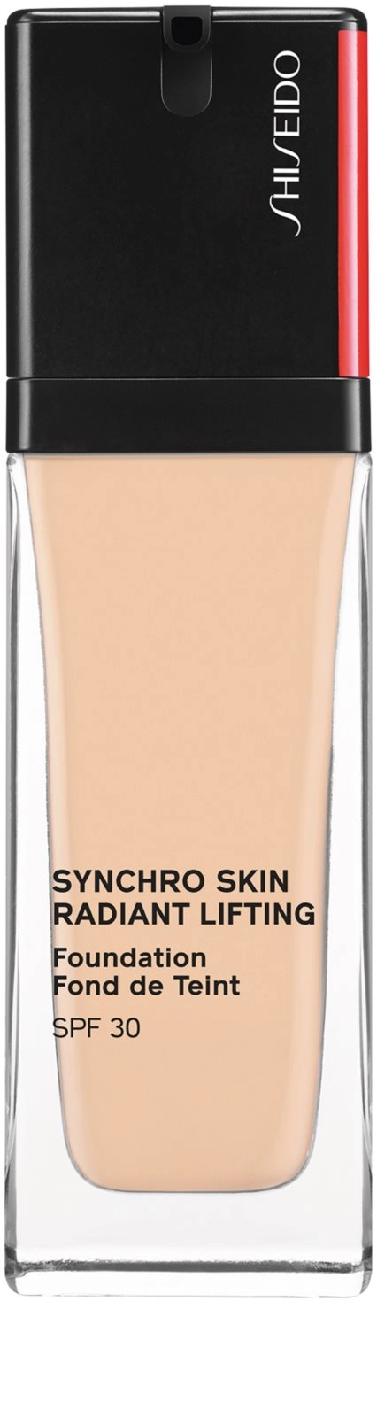 Стойкий тональный крем - Shiseido Synchro Skin Radiant Lifting Foundation SPF 30, 220 Linen, 30 мл - фото N1