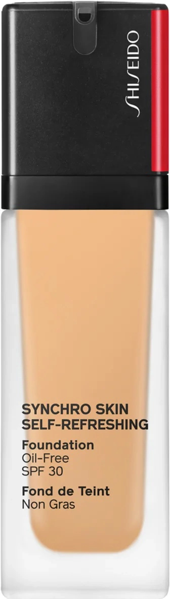 Стійкий тональний крем - Shiseido Synchro Skin Self-Refreshing Foundation SPF 30, 350 Maple, 30 мл - фото N1