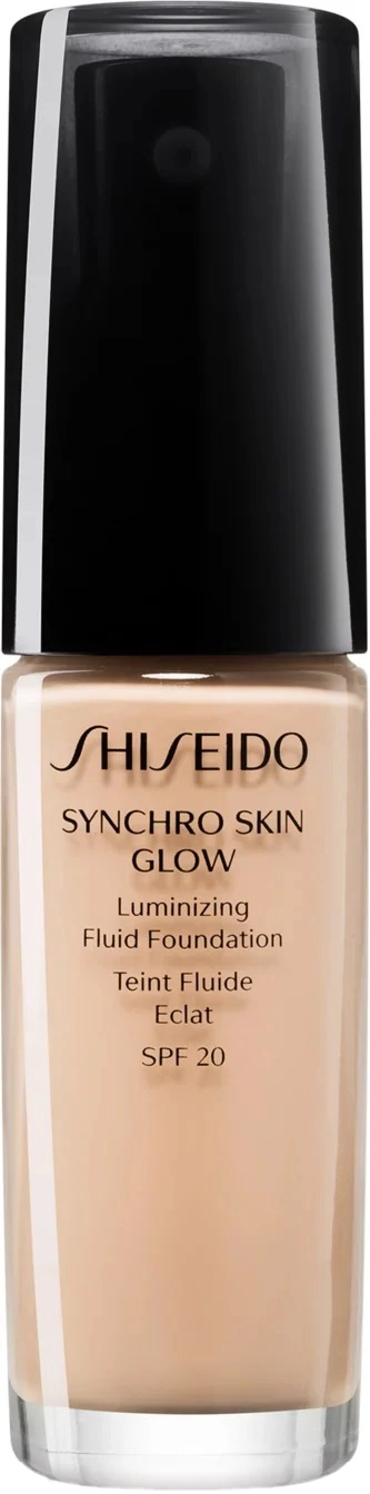 Тональна основа-флюїд для обличчя - Shiseido Synchro Skin Glow Luminizing Fluid Foundation SPF 20, Neutral 2, 30 мл - фото N1