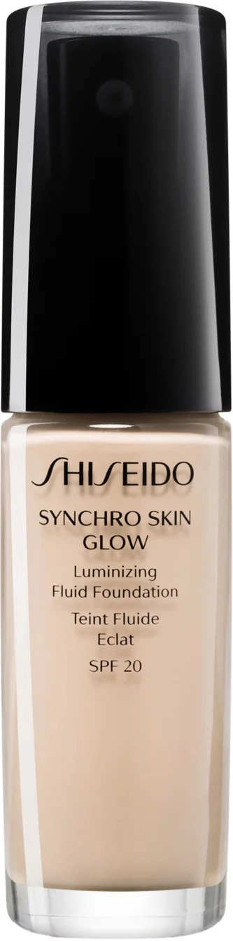 Тональная основа-флюид для лица - Shiseido Synchro Skin Glow Luminizing Fluid Foundation SPF 20, Neutral 1, 30 мл - фото N1