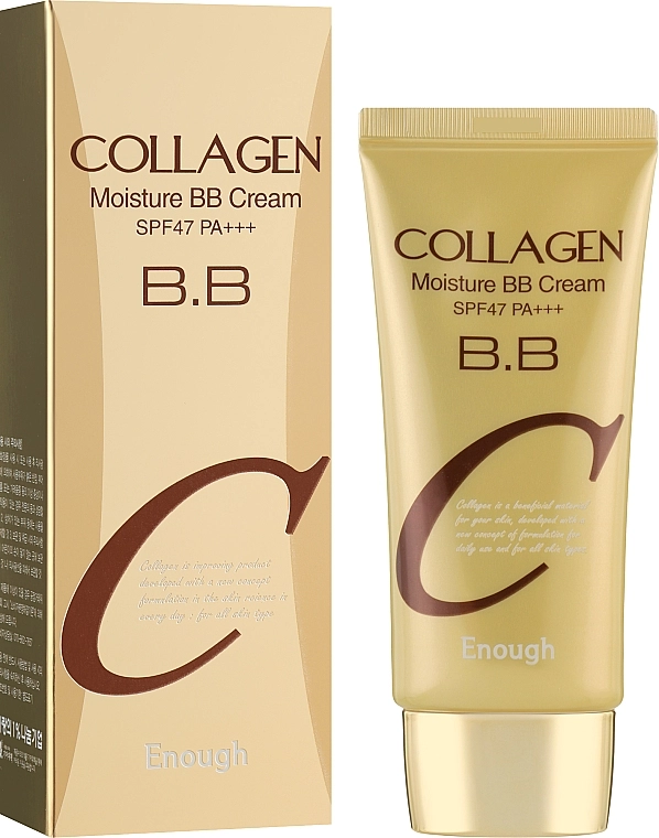 Увлажняющий BB-крем с коллагеном - Enough Collagen Moisture BB Cream SPF 47 PA+++, 50 мл - фото N2