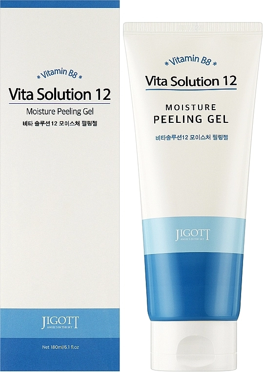 Зволожуючий пілінг-гель для обличчя - Jigott Vita Solution 12 Moisture Peeling Gel, 180 мл - фото N2