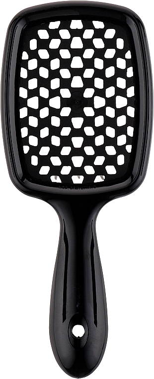 Расческа для волос - Janeke Small Superbrush, черная, маленькая - фото N2