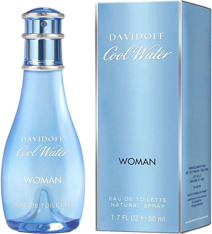 Туалетна вода жіноча - Davidoff Cool Water Woman, 50 мл - фото N4