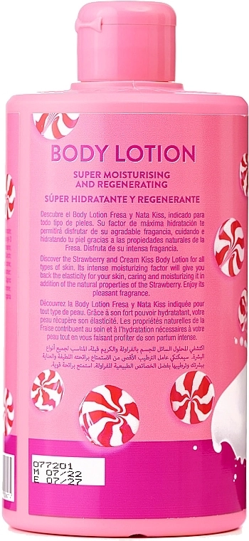 Лосьон для тела "Клубничный крем" - Tulipan Negro Strawberry & Cream Body Lotion, 400 мл - фото N2