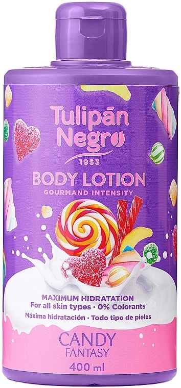 Лосьон для тела "Сладкие фантазии" - Tulipan Negro Candy Fantasy Body Lotion, 400 мл - фото N1