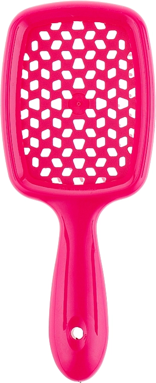 Гребінець для волосся - Janeke Small Superbrush, рожевий, маленький - фото N2
