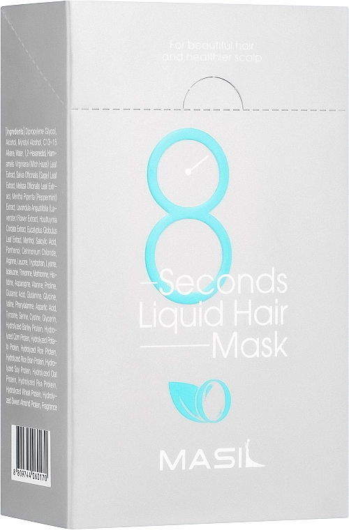Маска для надання об’єму волоссю за 8 секунд - Masil 8 Seconds Liquid Hair Mask, 50 мл - фото N6