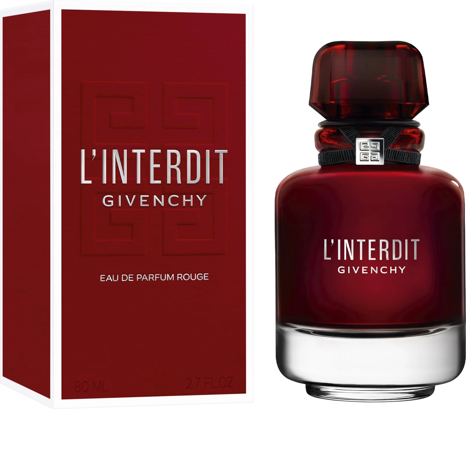 Парфюмированная вода женская - Givenchy L'Interdit Rouge, 80 мл - фото N2