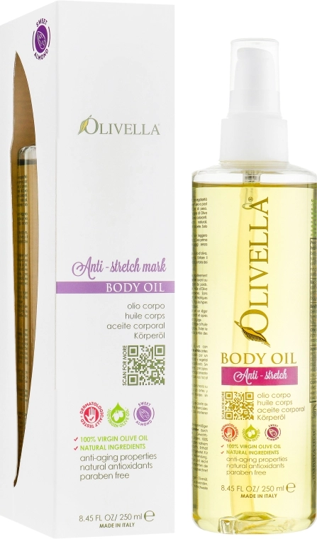 Olivella Масло для тела против растяжек, 250мл - фото N1