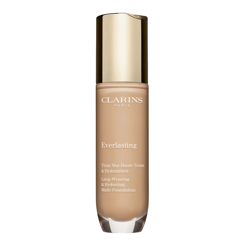 Стійка тональна основа для обличчя з матуючим ефектом - Clarins Everlasting Long-Wearing Foundation, 108W Sand, 30 мл - фото N1