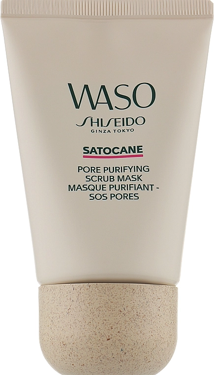 Очищаюча маска для пор - Shiseido Waso Satocane Pore Purifying Scrub Mask, 80 мл - фото N1