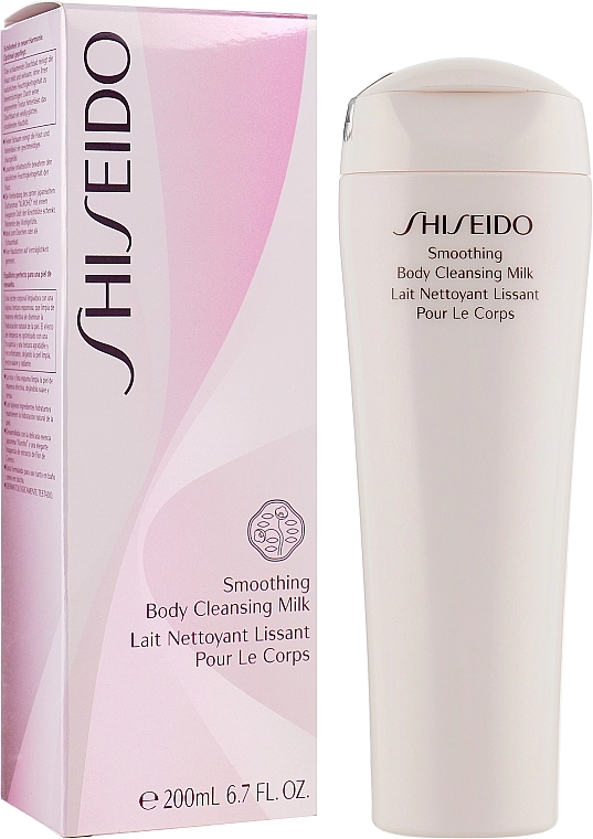 Очищающее молочко для тела - Shiseido Smoothing Body Cleansing Milk, 200 мл - фото N2