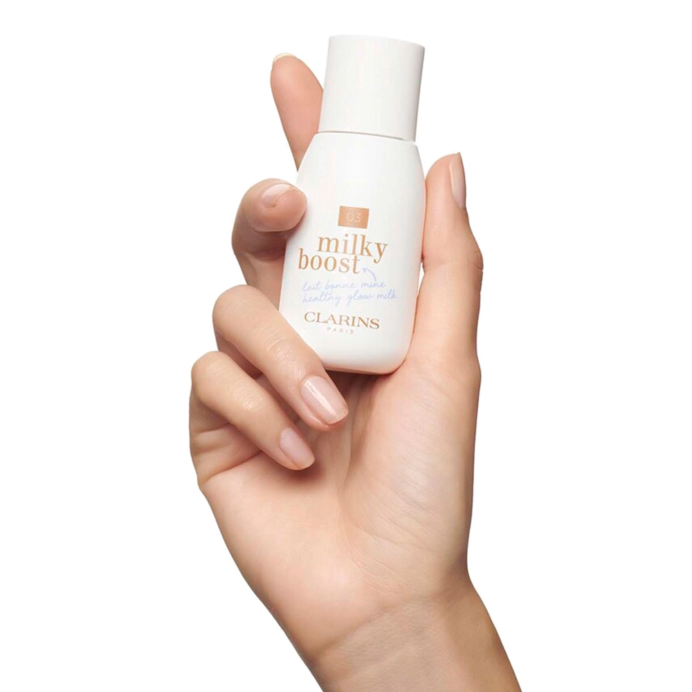 Тональна основа - Clarins Milky Boost, 03 Milky Cashew, 50 мл - фото N5