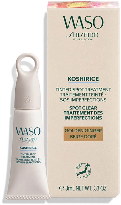 Коректор для обличчя, від плям - Shiseido Waso Koshirice Tinted Spot Treatment, 02 Natural Honey, 8 мл - фото N2
