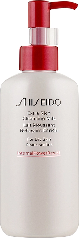 Очищуюче молочко для обличчя для сухої шкіри - Shiseido Extra Rich Cleansing Milk, 125 мл - фото N1