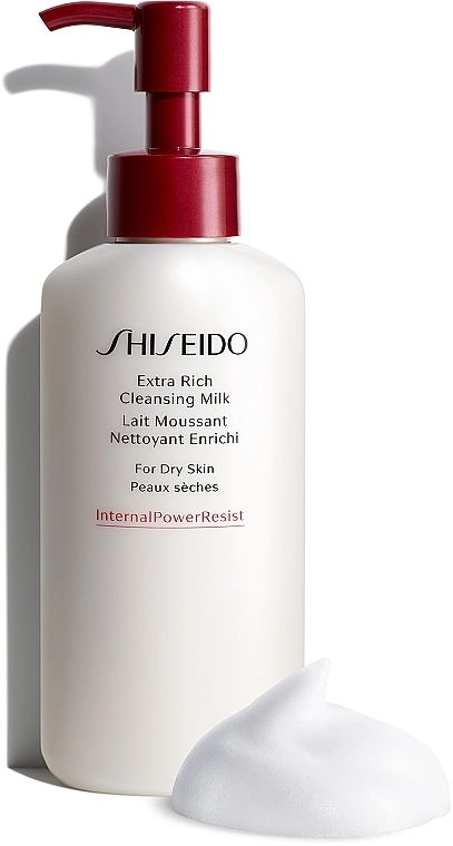 Очищуюче молочко для обличчя для сухої шкіри - Shiseido Extra Rich Cleansing Milk, 125 мл - фото N3