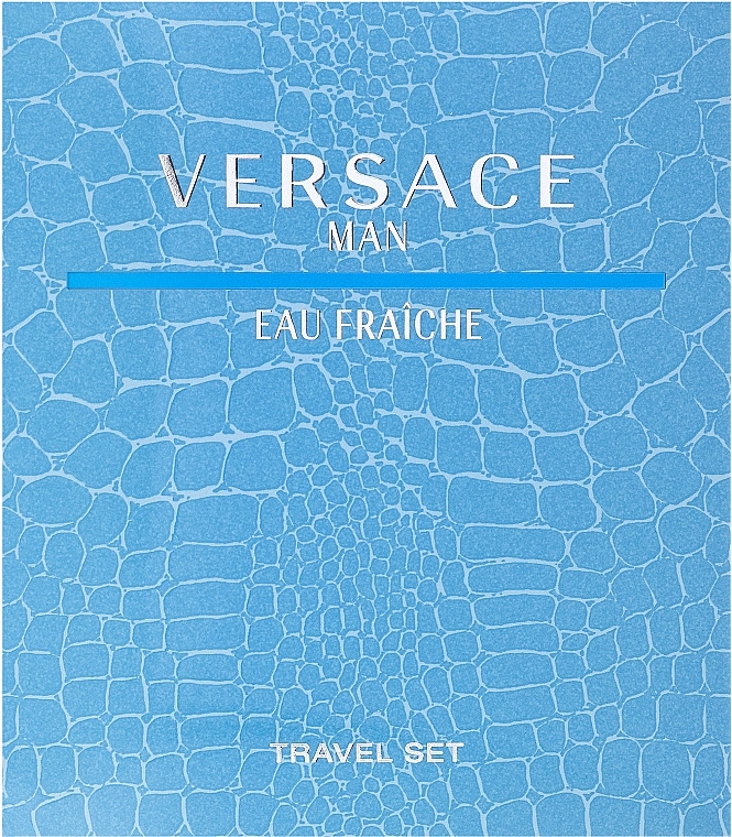Набор - Versace Man Eau Fraiche, туалетная вода 100 мл + гель для душа 100 мл - фото N1