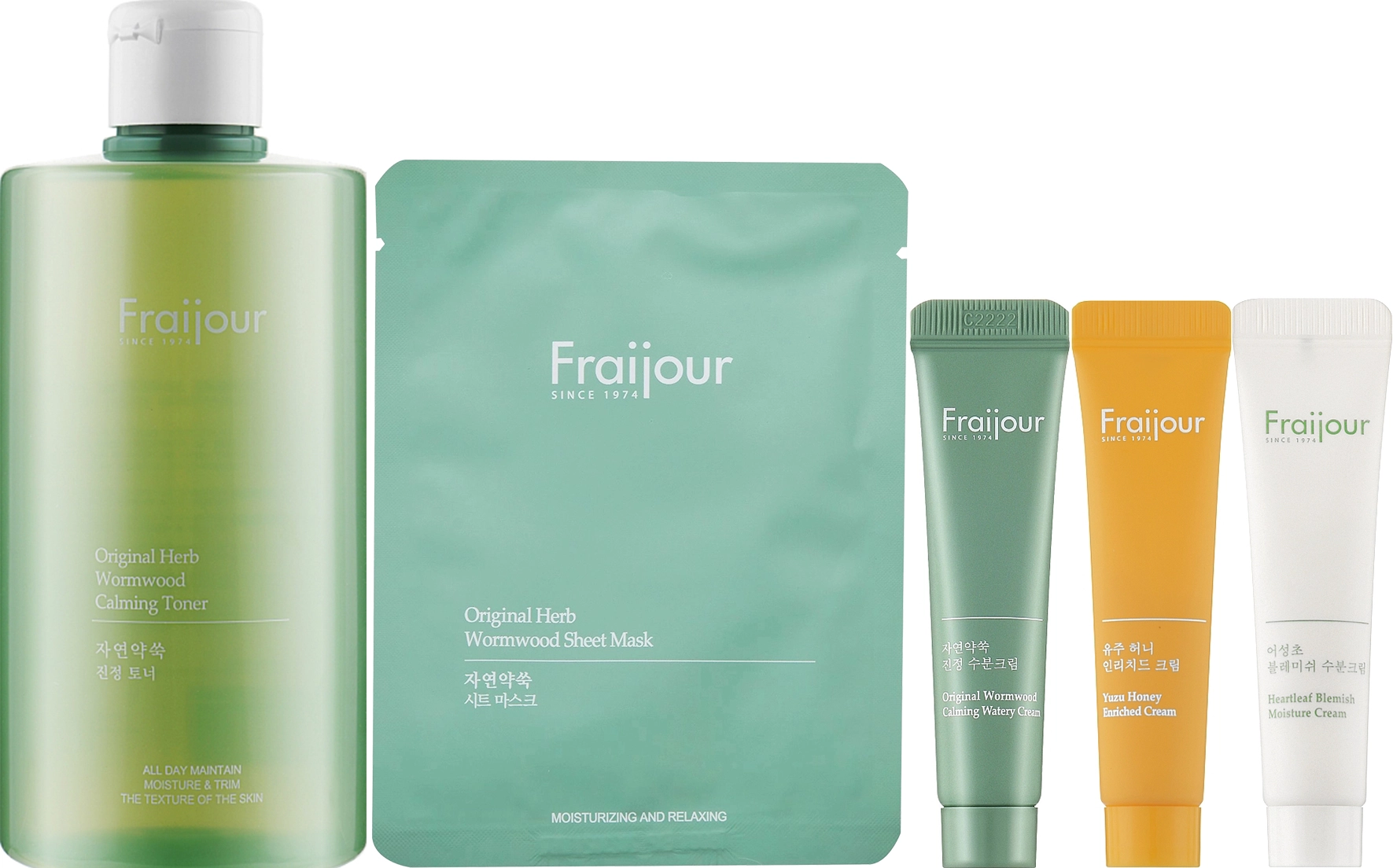 Набір базового догляду для проблемної та комбінованої шкіри - Fraijour Basic Care for Problematic and Combination Skin Kit, 5 продуктів - фото N1