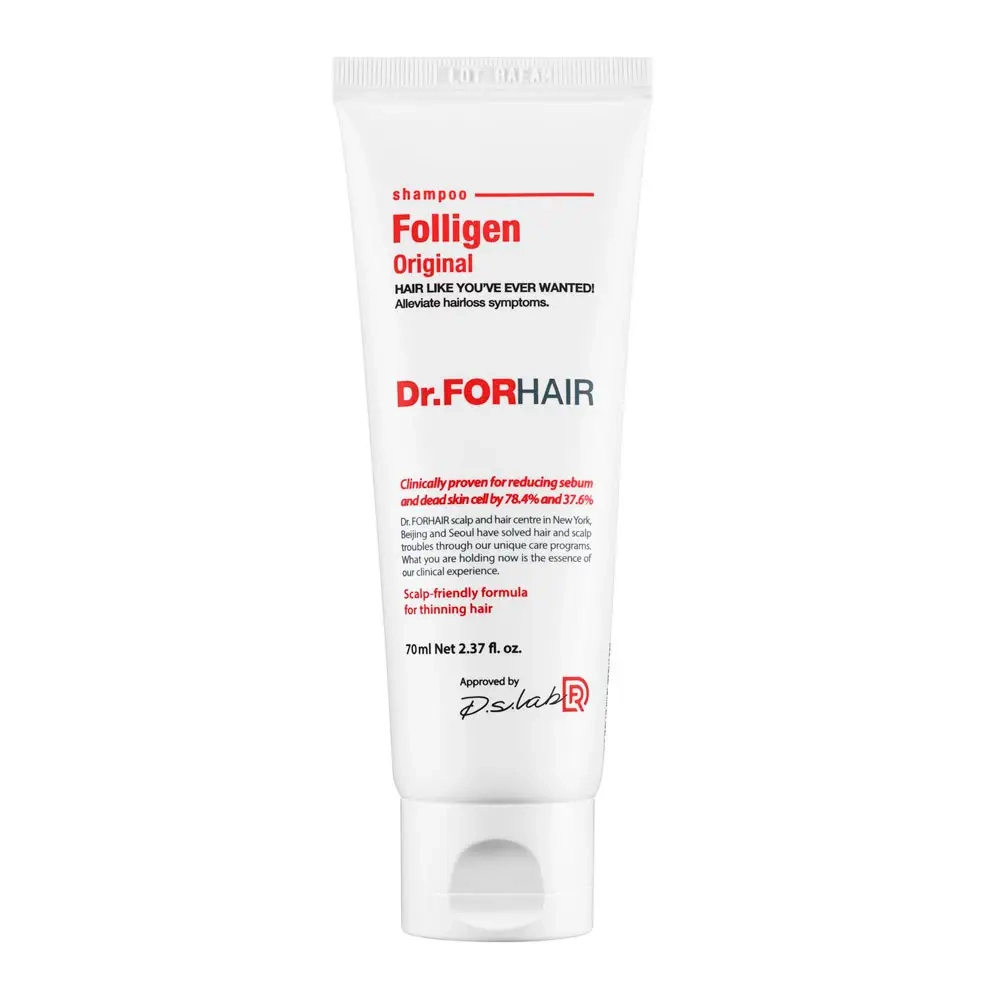 Зміцнюючий шампунь проти випадіння волосся. - Dr. ForHair Folligen Original Shampoo, 70 мл - фото N1