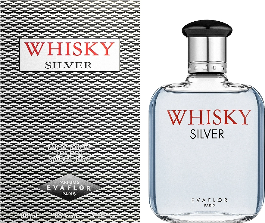 Туалетна вода чоловіча - Evaflor Whisky Silver, 100 мл - фото N2