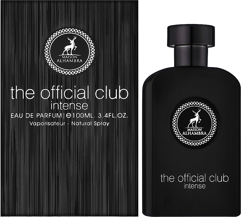 Парфюмированная вода мужская - Alhambra The Official Club Intense, 100 мл - фото N2