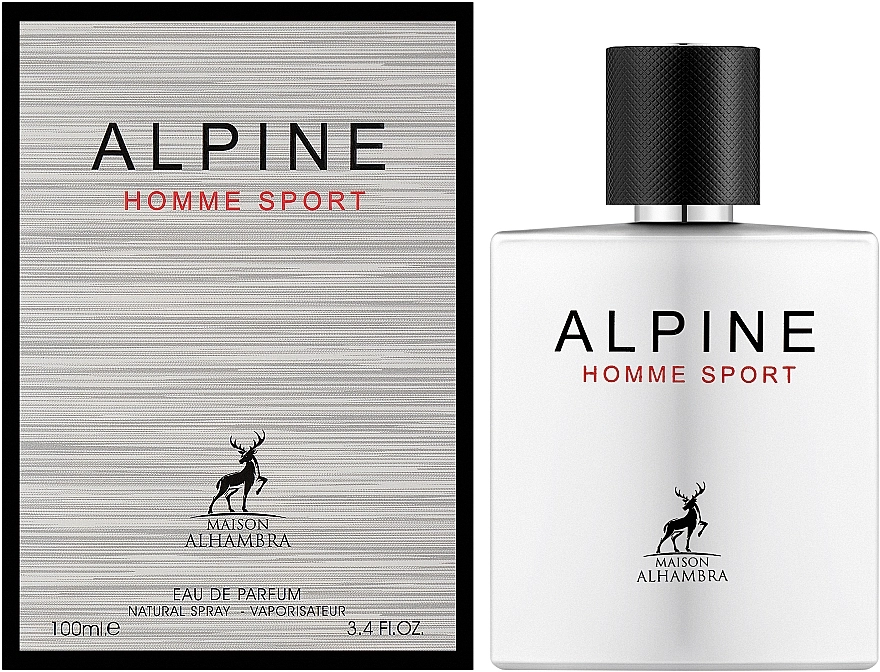 Парфюмированная вода мужская - Alhambra Alpine Homme Sport, 100 мл - фото N2