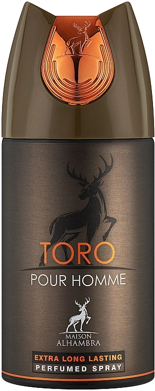 Парфумований дезодорант-спрей чоловічий - Alhambra Toro Pour Homme, 250 мл - фото N1