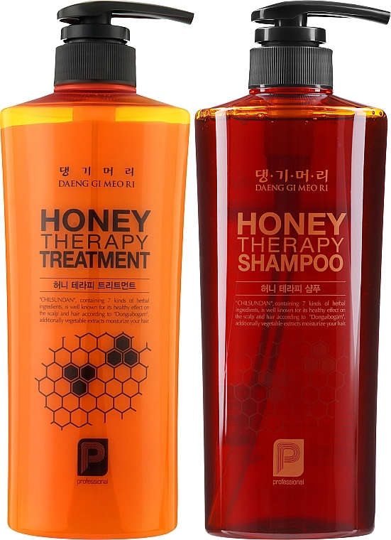 Набір "Медова терапія" - Daeng Gi Meo Ri Professional Honey Therapy Set, 500 мл, 2 шт - фото N1