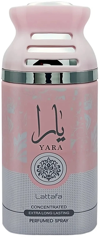 Дезодорант спрей жіночий - Lattafa Perfumes Yara, 250 мл - фото N1