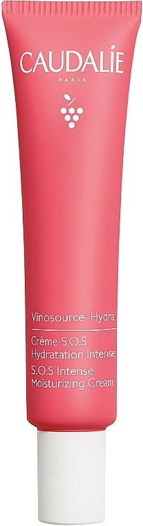 Інтенсивний зволожуючий крем для обличчя - Caudalie Vinosource-Hydra S.O.S Intense Moisturizing Cream Tube, 40 мл - фото N1