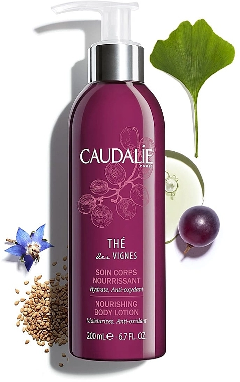 Лосьон для тела питательный - Caudalie The Des Vignes Nourising Body Lotion, 200 мл - фото N3