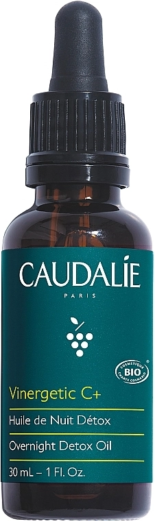 Олія для обличчя "Нічна" - Caudalie Vinergetic C+ Overnight Detox Oil, 30 мл - фото N1