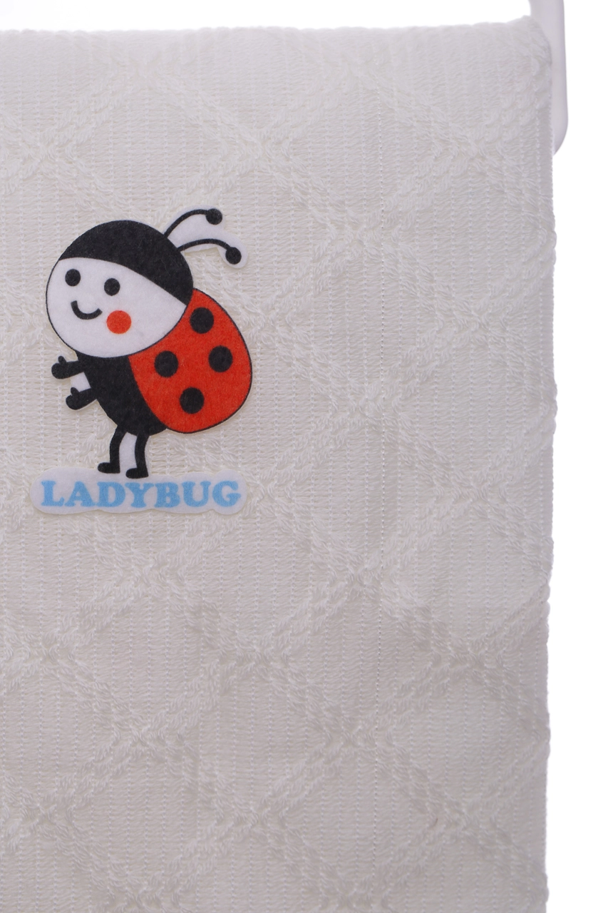 Donino Плед вязка на травке ladybug 75*90 см - фото N2