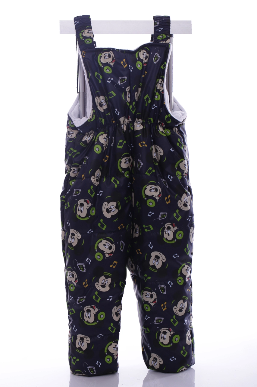 BABYKROHA Комбінезон для хлопчика на холлофайбері Babykroha з принтом Міккі Малюк темно-синій, 80 - фото N2