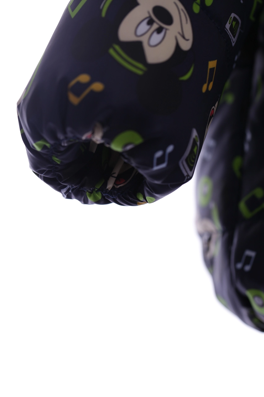 BABYKROHA Комбінезон для хлопчика на холлофайбері Babykroha з принтом Міккі Малюк темно-синій, 80 - фото N7