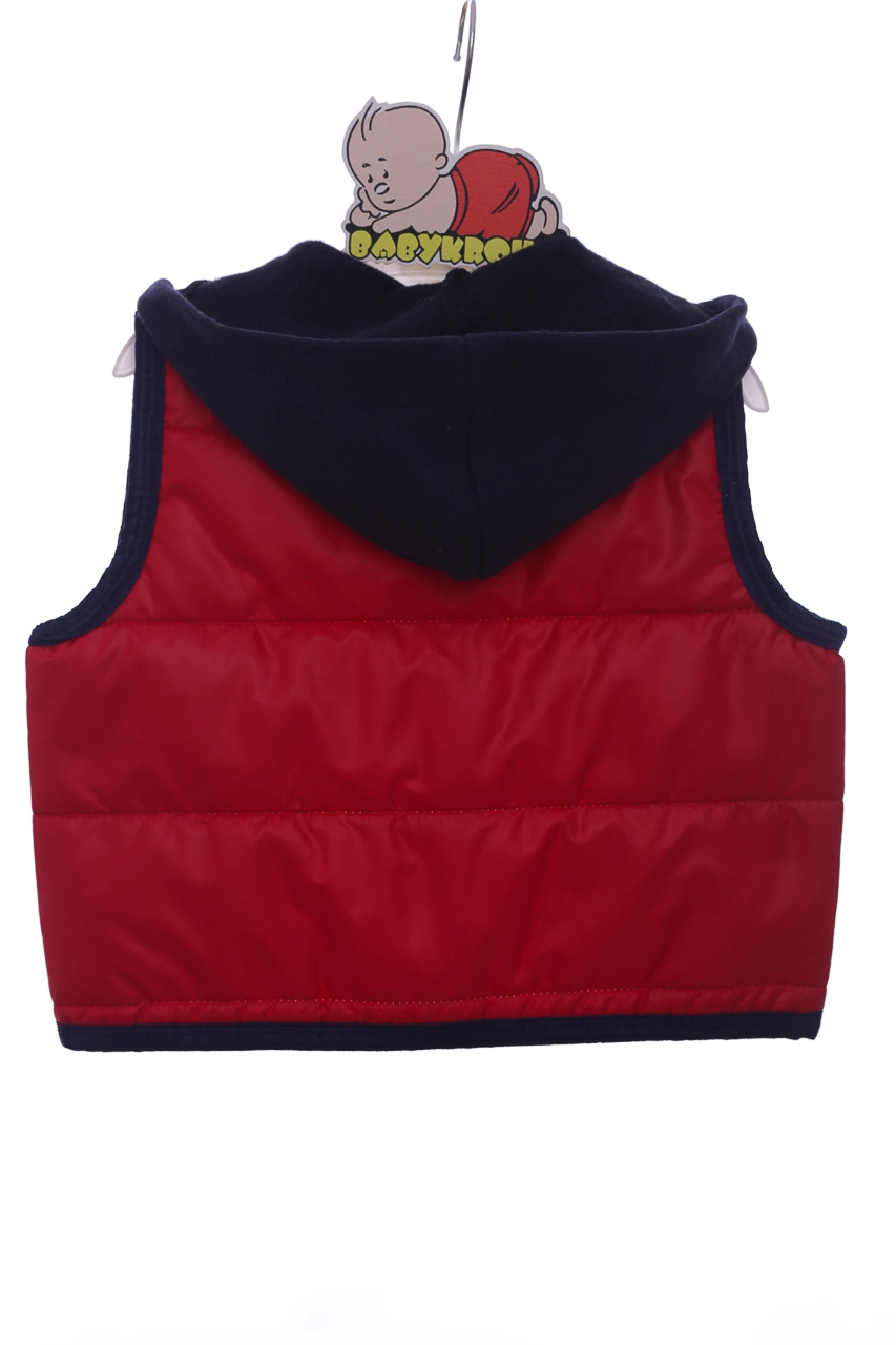 BABYKROHA Жилетка на хлопковой подкладке Спорт красная, 98 - фото N4