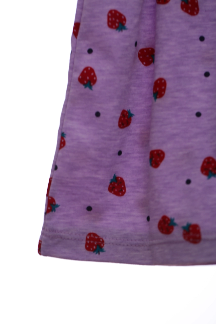 Ferix baby Платье трикотажное Ferix в Клубничку фиолетовое, 110 - фото N4